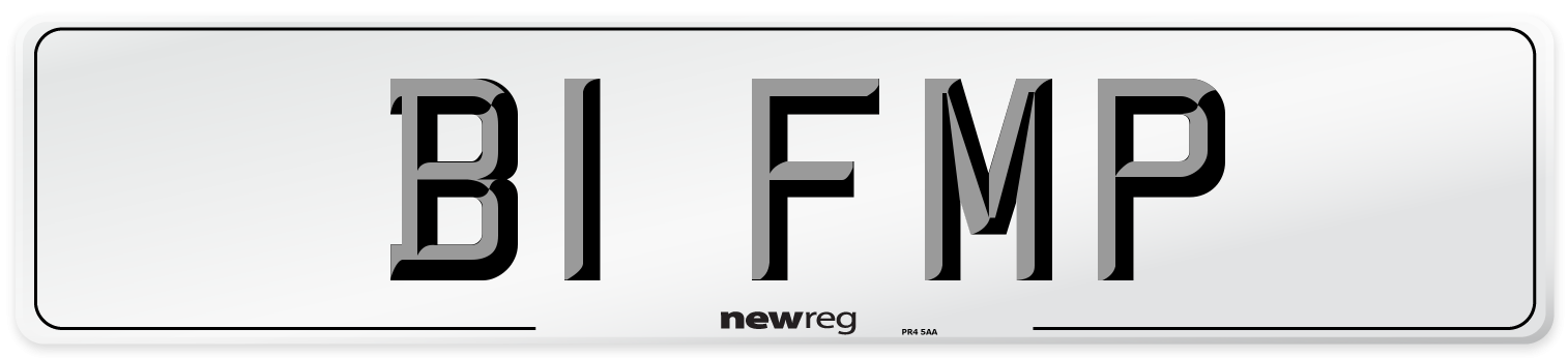 B1 FMP Number Plate from New Reg